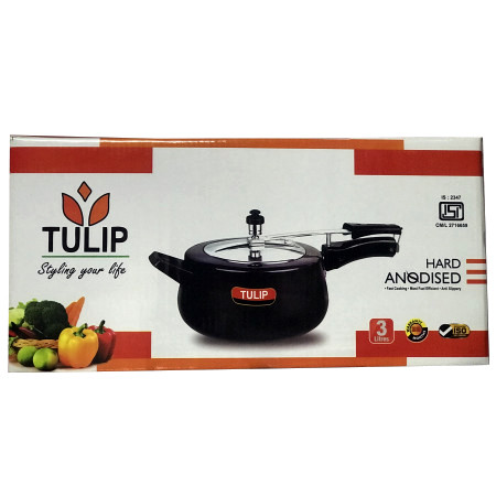 Tulip Black Contura Cooker 3 Ltr