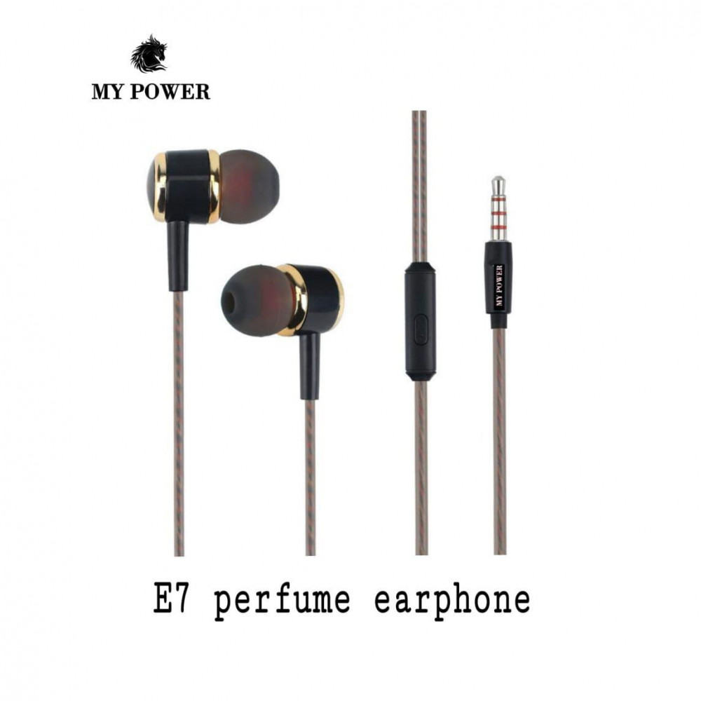 MY POWR E7 Stereo Perfume Earphones