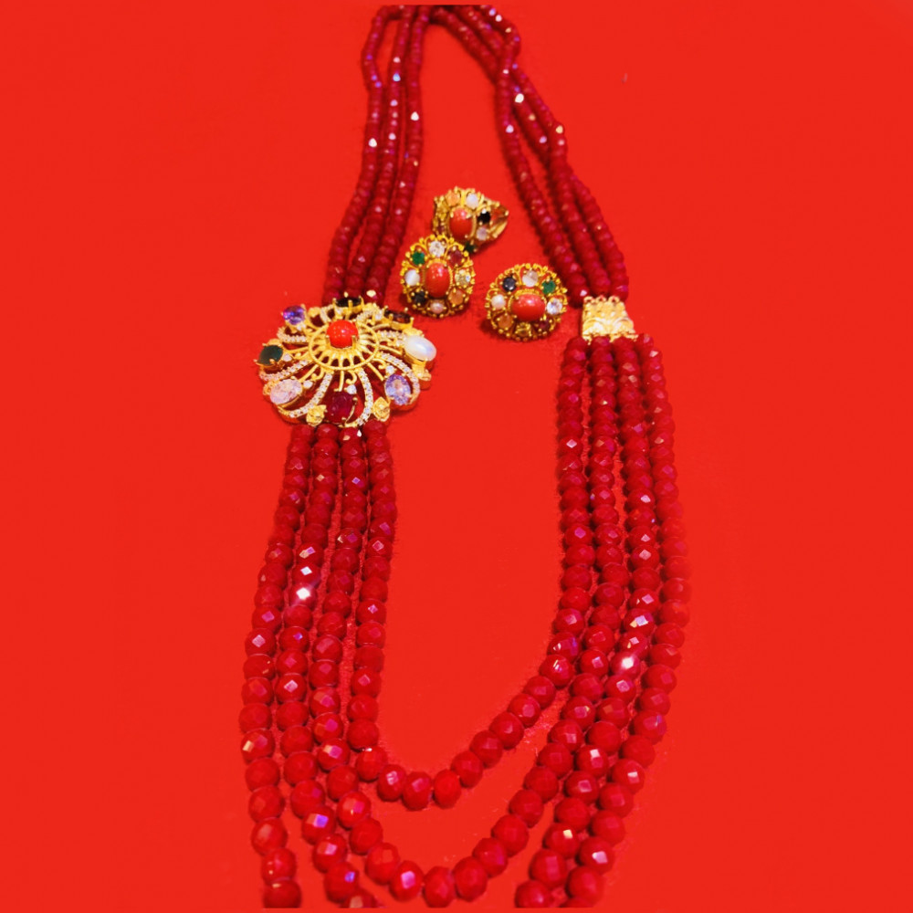 Crystal Chandra Har Set